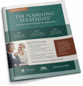 Tax Planning Strategies™ Official Course Catalog - Learn How to Keep More of Your Hard-Earned Money