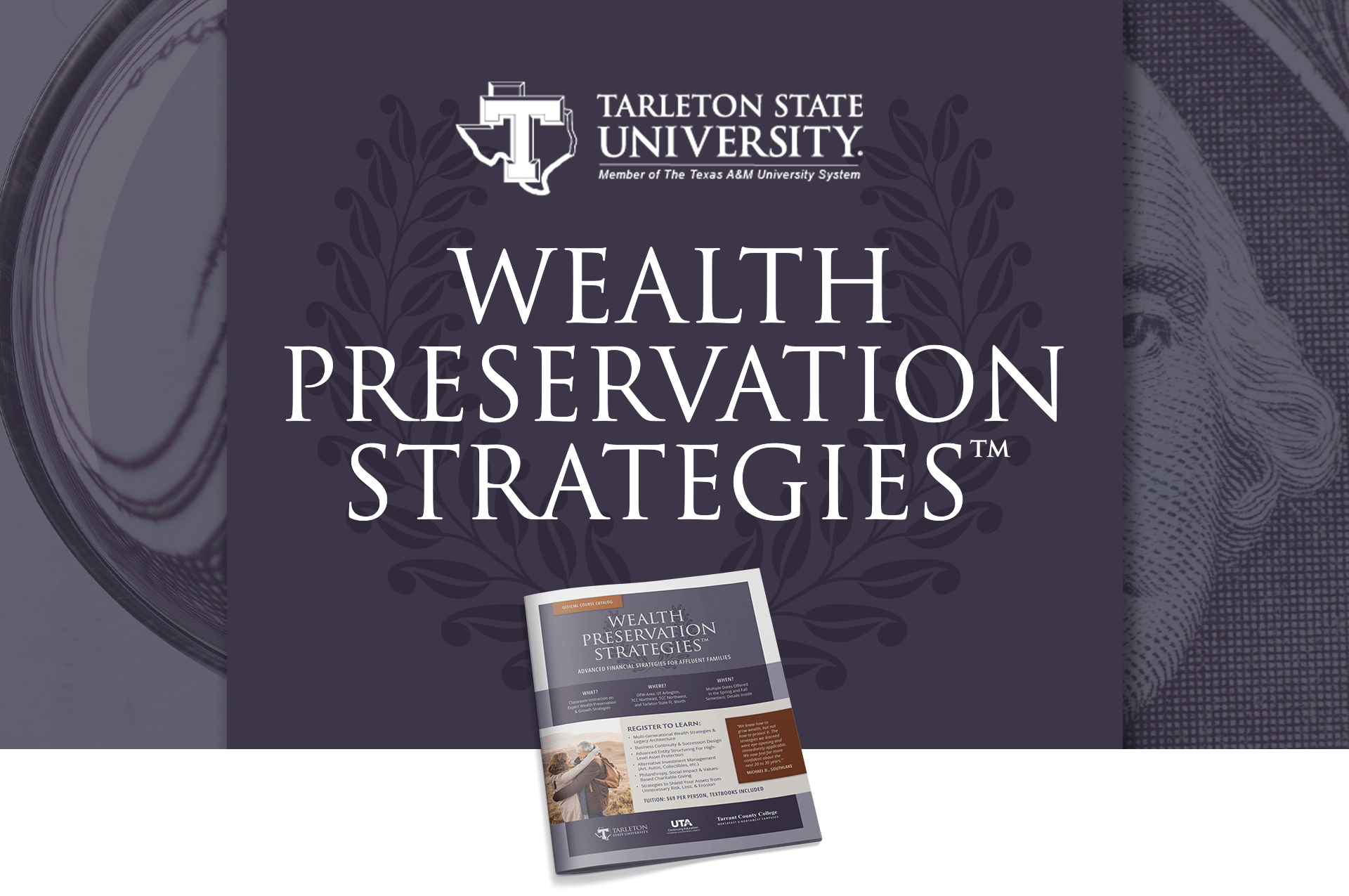 Wealth Preservation Strategies™ Financial Education Course at Tarleton State University Fort Worth Campus