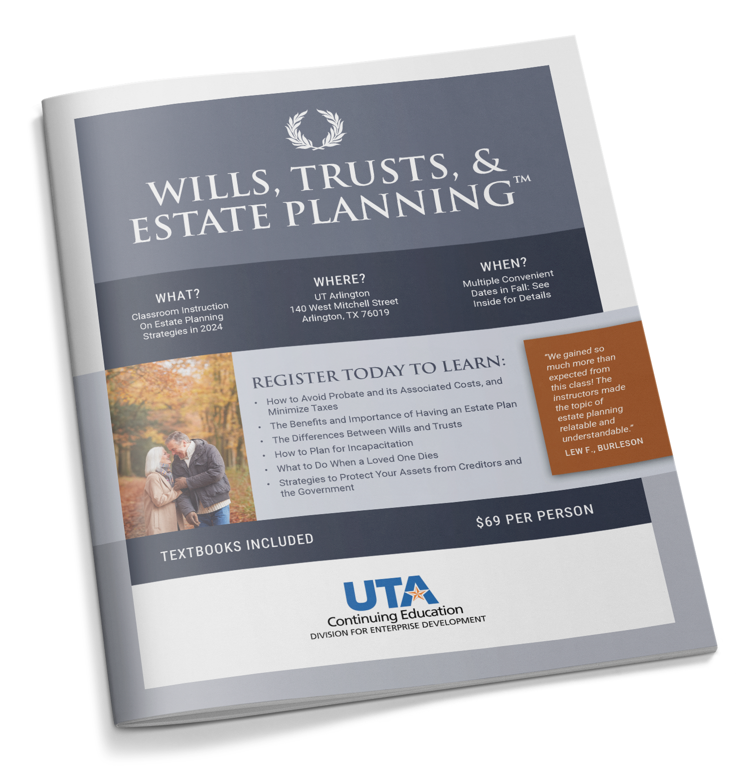 Wills, Trusts, & Estate Planning Class UTA University of Texas at Arlington