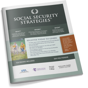 Social Security Strategies™ Financial Education Course for Adults – Strittmatter Wealth Management Group Financial Planner Fort Worth