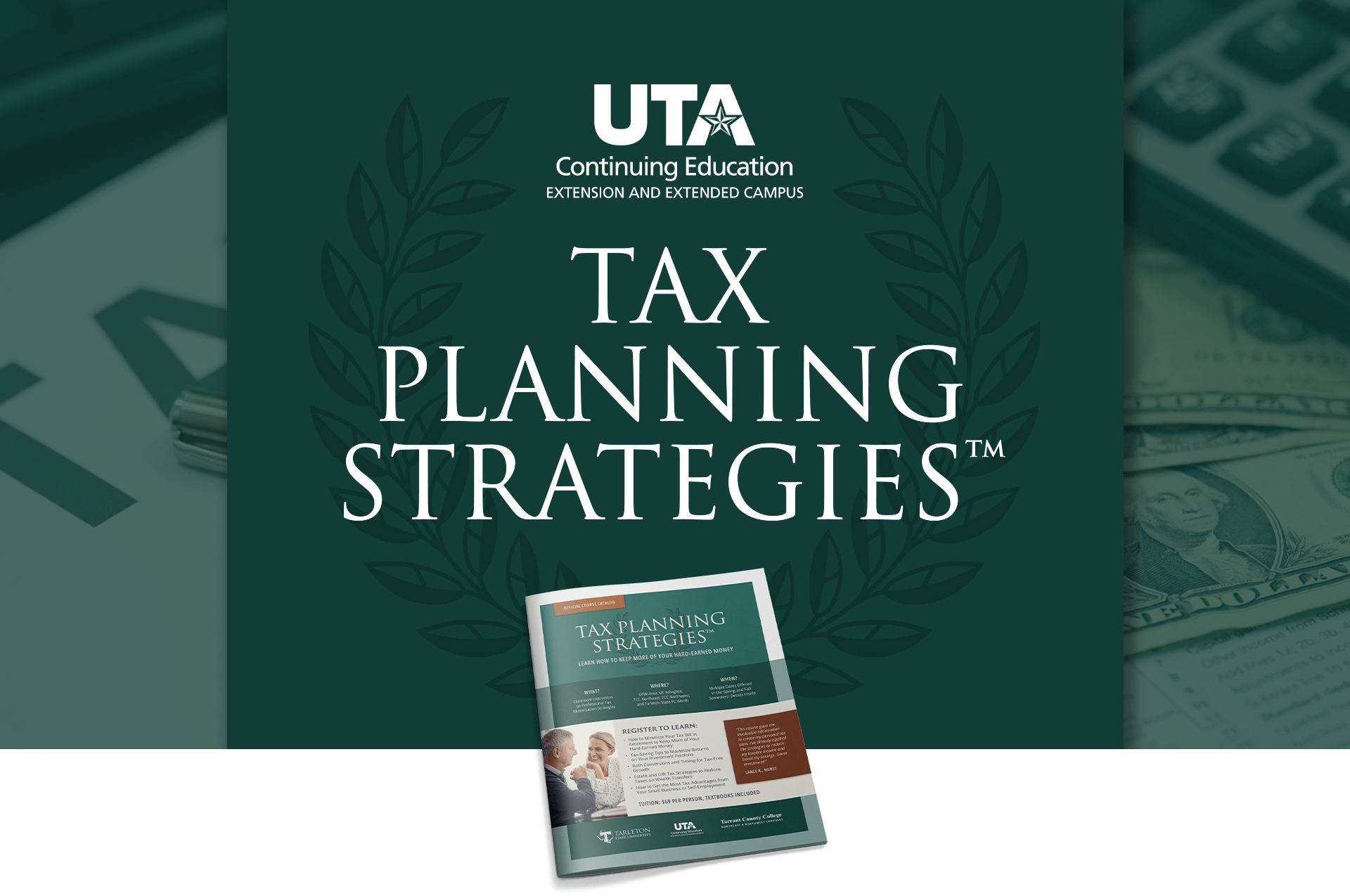 Tax Planning Strategies Strategies™ Financial Education Course at University of Texas at Arlington