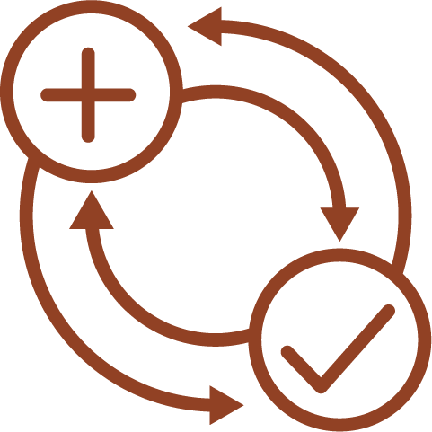 Seamless integration icon representing coordinated estate and financial planning